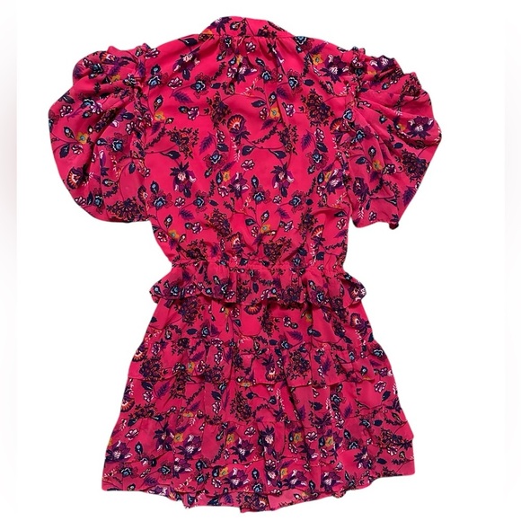 Walter Baker Resse Dress Vibrant Floral Mini Size 8 - Picture 5 of 6